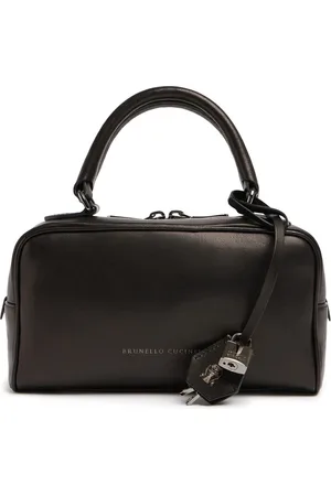Brunello Cucinelli Bolso De Mano Glossy De Piel