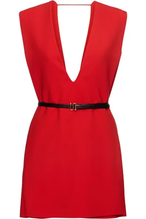 Sportmax Vestido Corto De Viscosa