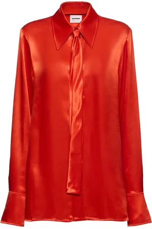 Jil Sander Camisa De Satén