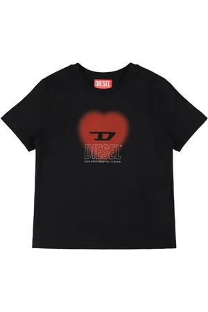 Diesel Camiseta De Jersey De Algodón Estampada