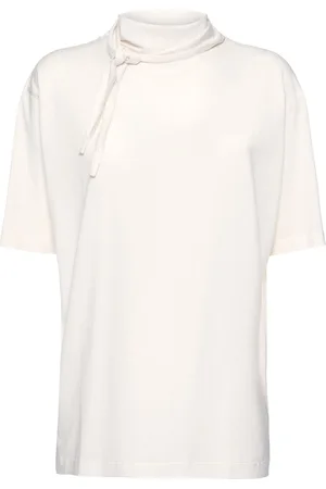 LEMAIRE Camiseta De Algodón Con Bufanda