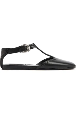 Jil Sander Zapatos Planos Mary Jane De Piel