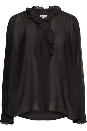 Marant Etoile Camisa De Voile Con Cuello De Volantes