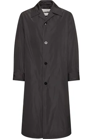 Jil Sander Abrigo Trench De Nylon