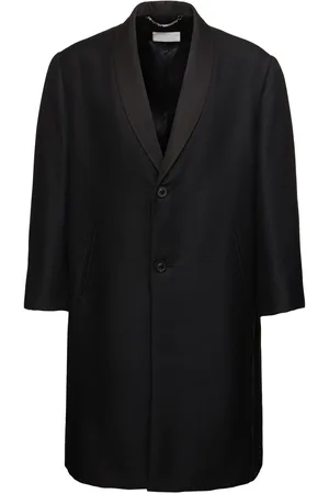 Maison Margiela Abrigo Sarga De Lana Y Mohair