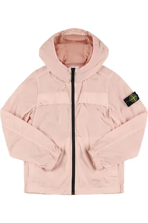 Stone Island Rompevientos De Nylon Con Capucha
