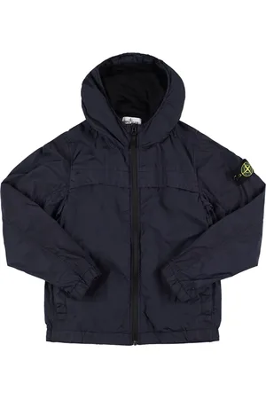 Stone Island Rompevientos De Nylon Con Capucha