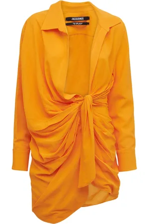 Jacquemus Vestido Corto De Jersey Drapeado