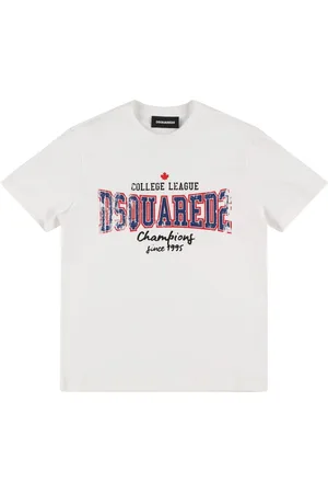 Dsquared2 Camiseta De Jersey De Algodón Estampada
