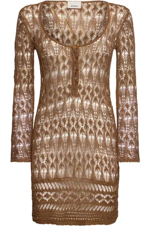Isabel Marant Vestido Corto De Viscosa Crochet