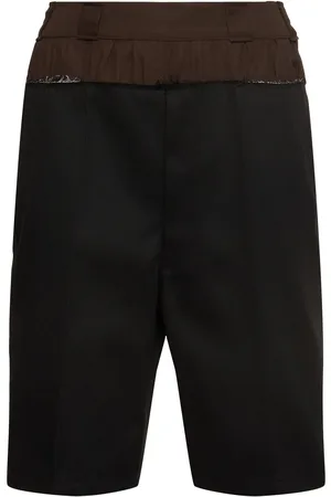 Maison Margiela Shorts De Mezcla De Algodón