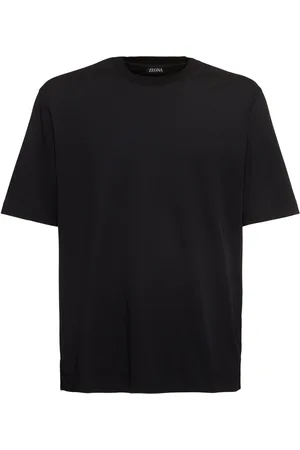 Ermenegildo Zegna Camiseta De Algodón Y Seda