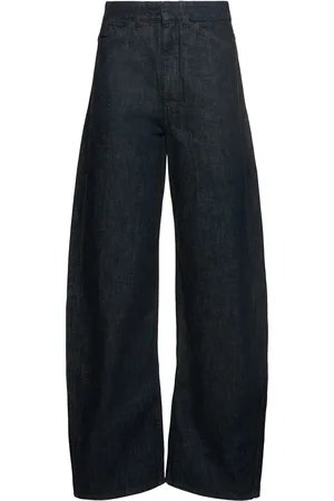 LEMAIRE Jeans De Algodón Con Cintura Alta