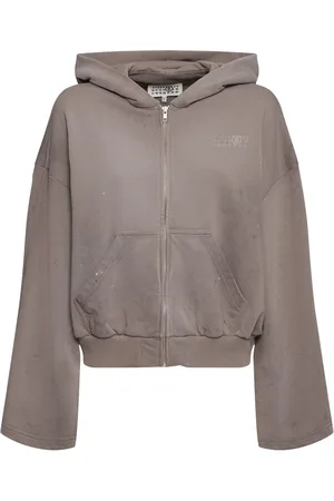 Maison Margiela Sudadera De Algodón Jersey Con Capucha