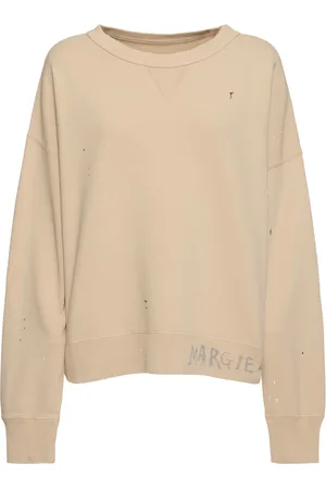 Maison Margiela Sudadera De Felpa De Algodón