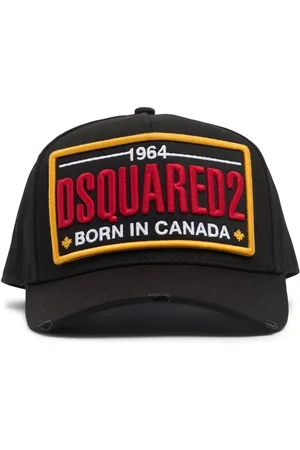 Dsquared2 Gorra De Lona De Algodón Con Logo
