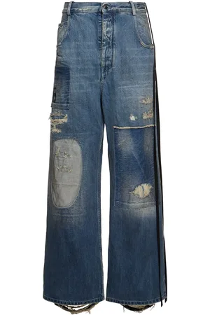 ANN DEMEULEMEESTER Jeans Anchos Con 5 Bolsillos