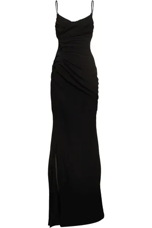 MUGLER Vestido Largo Crepé