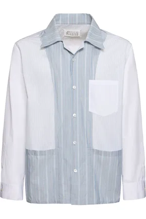 Maison Margiela Camisa De Algodón Con Manga Larga