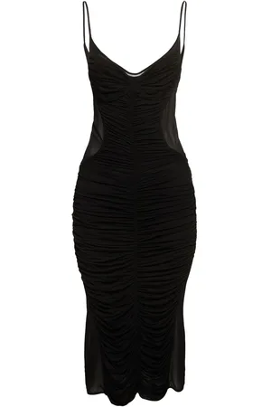 MUGLER Vestido Midi De Jersey