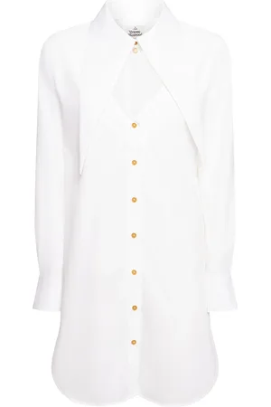 Vivienne Westwood Vestido Camisero Corto De Popelina