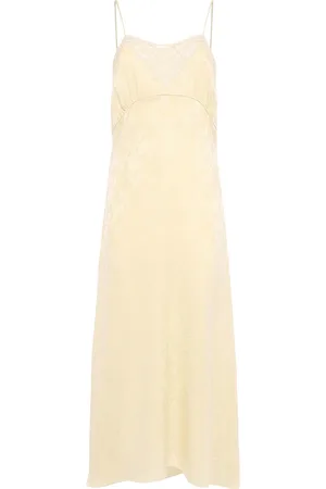 Chloé Vestido Largo De Seda Jacquard
