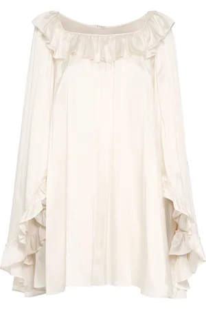 Chloé Vestido Corto De Satén