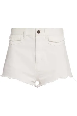 Chloé Shorts De Algodón Con Cintura Alta