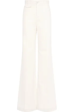 Chloé Pantalones Acampanados Con Cintura Alta