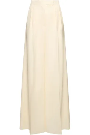 Max Mara Pantalones Anchos De Lana