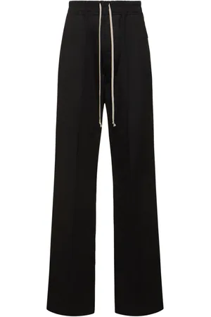 Rick Owens Pantalones De Algodón Con Cordones