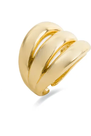 Luxenter Anillo Ulayu acabado oro amarillo 18k