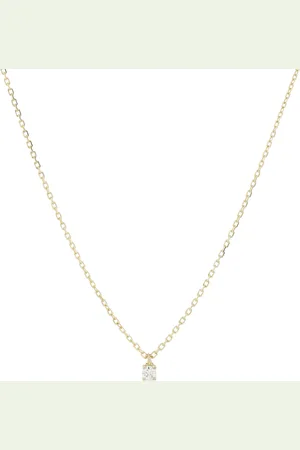 Luxenter Collar Drusda oro de ley de 18k y diamantes