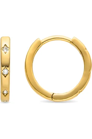 Luxenter Pendientes Unya acabado oro amarillo 18k