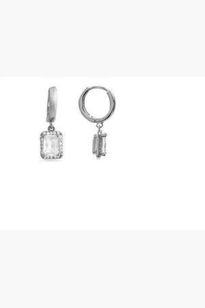 Luxenter Pendientes Silya acabados en rodio