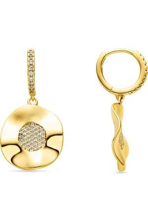 Luxenter Pendientes Delim acabado oro 18k
