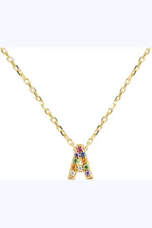 Luxenter Collar Alphabet Plata De Ley 925
