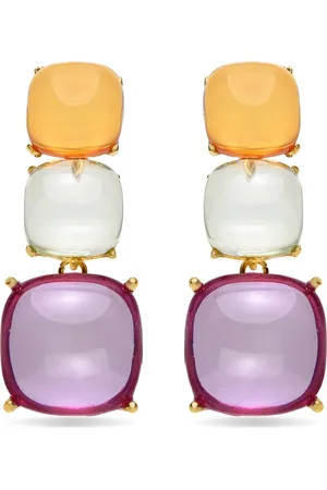 Luxenter Pendientes Narion acabados en oro amarillo 18k