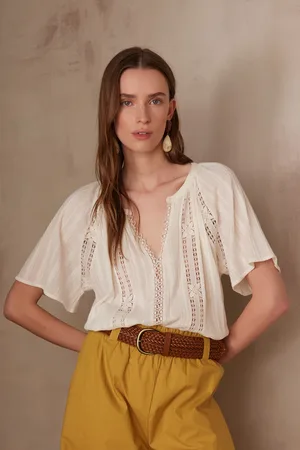 MAISON 123 Blusa prunelle 100% algodón