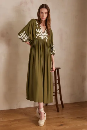 MAISON 123 Vestido largo lison