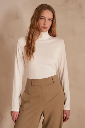 MAISON 123 Camiseta de cuello vuelto ferguie