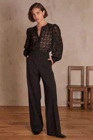 MAISON 123 Pantalón ancho de sastre layla