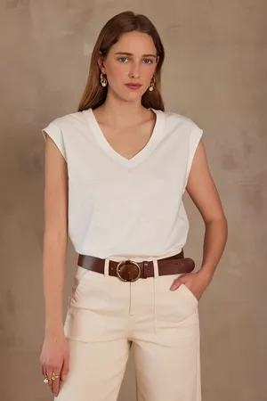 MAISON 123 Camiseta de algodón delya