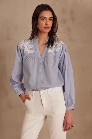 MAISON 123 Blusa providence de algodón