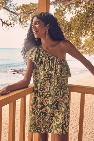 MAISON 123 Vestido linette estampado
