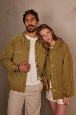 MAISON 123 Chaqueta unisex de algodón danika