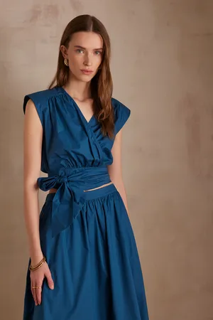 MAISON 123 Blusa paquerette de algodón