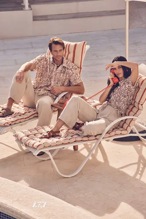 MAISON 123 Camisa unisex de algodón mad/die