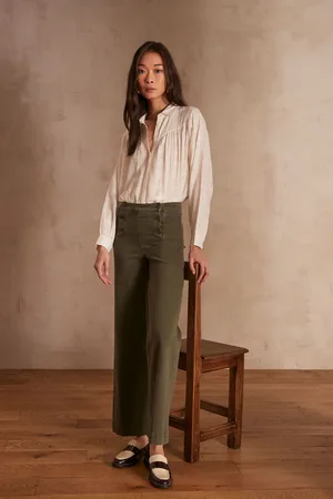 MAISON 123 Pantalón de pernera ancha oxan