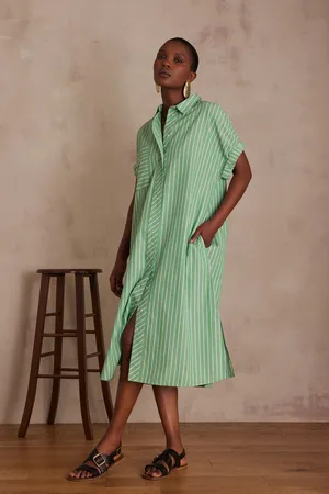MAISON 123 Vestido camisero gigi de algodón